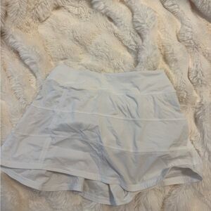 Women's White Lululemon tennis skirt size 4